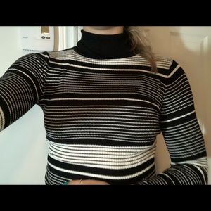 Striped Turtleneck